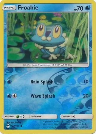 Forbidden Light Froakie #22/131 reverse holo